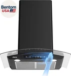 Black Range Hood 30 Inch 650 Cfm Gesture & Touch Control Stove Vent For Kit. Fixed Price $506.28.