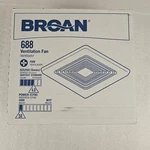 Broan 688 50 Cfm Bathroom Ventilation Fan 4.0 Sones Ceiling Wall Mount New. Fixed Price $28.00.