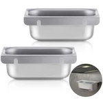Remerry 2 Pcs Grease Cup Holders For Commercial Kitchens Removable Drip Pan G.... Fixed Price $58.88.