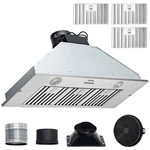 Vevor Built-in Range Hood Insert Vent 800cfm 36in Push Button Control. Fixed Price $194.99.