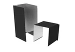 Cafe Matte Black Duct Cover Extension Kit. Fixed Price $199.99.