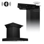 Zline 24" Wall Range Hood Black Stainless Steel Bluetooth Crown Bskencrn-bt-24. Fixed Price $829.99.
