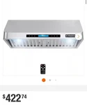 Janska 30" 900 Cfm Under Cabinet Range Hood Stainless Steel. Fixed Price $259.99.
