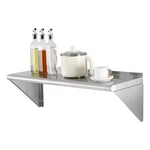 Vevor 12 X 36 Stainless Steel Shelf, Wall Mounted Floating Shelving With Brac.... Fixed Price $71.89.