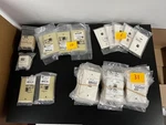 Lot Keystone Jack Face/wall Plates 1 + 2-gang White Ivory 2 Hole Ethernet. Fixed Price $39.95.