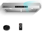 Under Cabinet Range Hood 30 Inch, 750cfm Stainless Steel Kitchen Stove Vent H.... Fixed Price $315.95.