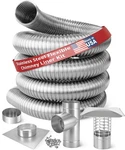 Forever Vent 4" Flex-all Single Ply All Fuel Stainless Steel Chimney Liner Kits. Fixed Price $435.95.