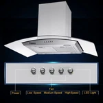 900cfm Tieasy 36 Inch Island Range Hood Stainless Steel 3-speed Kitchen Vent New. Fixed Price $349.99.