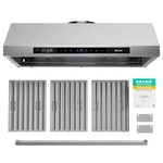 Brano 36 Inch Dc Inverter Range Hood Dual Motor 1200 Cfm Smart Memory Low Noise. Fixed Price $599.99.