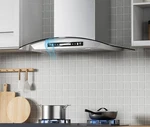 Hisohu Ikpa03-30 30" Stainless Steel Wall-mounted Range Hood Touch Control. Fixed Price $150.00.