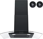 Firegas Wall Mount Range Hood 30 Inch With 3 Speed Fan,black Black. Fixed Price $292.46.