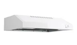 Ge 24in. Under Cabinet Range Hood, Convertible Duct, 2 Speed Exhaust Fan - White. Fixed Price $158.00.