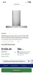 Kobe Range Hoods Premium 48-in 700-cfm. Fixed Price $700.00.