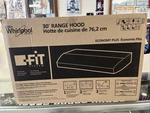 Whirlpool Fit System 30" Range Hood White (uxt4030adw) Economy Plus - Brand New. Fixed Price $99.99.
