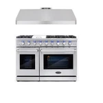 Cosmo Cos-epgr486g 48" Double Oven Gas Range & Hood Set. Fixed Price $6277.97.