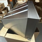 Vent-a-hood Jph236/c2ss 36" 600 Cfm Range Hood With Mirrored Vertical Bands. Fixed Price $3650.00.