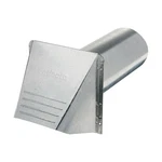 4 In. Airtight Aluminum Dryer Exhaust Pipe And Vent Hood Built-in Damper. Fixed Price $12.97.