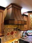 Custom Copper Kitchen Hood, 36" Wide X 30" Tall - Motor Available. Fixed Price $3500.00.