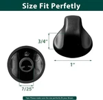 2 Pack S99360232 Range Hood Knobs Black Fits Broan Nutone Vent Fan Replacement. Fixed Price $11.49.