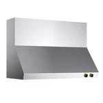 Pemberly Row 48" 900 Cfm Ducted Wall Mount Range Hood In Steel With Gold. Fixed Price $2984.80.