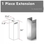 Zline Chimney Extension Wall Range Hood Up To 10 Ft Ceiling For Kn4. Fixed Price $189.99.
