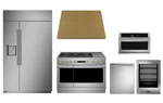 Ge Monogram 48" Refrigertor, Range, Hood, Dishwasher, Beverage Fridge, Microwave. Fixed Price $32999.00.