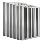 Towallmark Commercial Hood Filters 19.5w X 15.5h Inch, 430 Stainless Steel 5 Gro. Fixed Price $183.06.