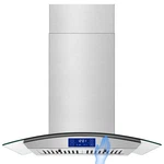 Joeaonz 30 Inch Stainless Steel Kitchen Island Range Hood 700cfm Touch Control. Fixed Price $349.99.