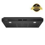 30 In Under Cabinet Range Hood (open Box) 3-prong Plug, Matte Black, Led. Fixed Price $111.63.