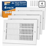 Air Vent Covers For Wall Or Ceiling, 10 X 6 Inch Duct Opening, Two-way. Fixed Price $23.99.