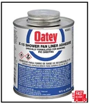 Oatey Pvc Shower Pan Liner Adhesive Cement Miscellaneous Repair Kit X-15. Fixed Price $16.55.