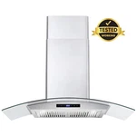 36 In. Ducted Wall Mount Exhaust Hood Vent Hood, Stainless Steel (open Box). Fixed Price $152.07.