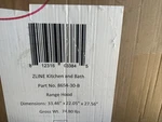 Zline Kitchen And Bath Range Hood Model 8654-30-b 33.46x22.05x27.56 In. Fixed Price $450.00.