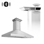 Zline 48" Wall Range Hood Stainless Steel With Led, Crown Molding Kl3crn-bt-48. Fixed Price $1069.99.