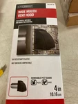 Everbilt Bpmh4blkhd6 Wide Mouth Dryer Vent Hood (black). Fixed Price $19.89.