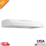 New Ge 30 In. Over The Range Convertible Hood In White, Jvx5305djww. Fixed Price $327.99.