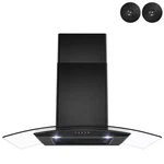 30 In. 217 Cfm Convertible Wall Mount Range Hood With Tempered Glass And Carbon. Fixed Price $223.99.