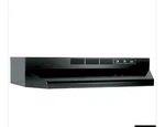 Broan-nutone (413023) Ductless Range Hood Insert W/ Light And Exhaust Fan Black. Fixed Price $84.56.