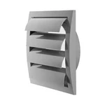 Gray Exhaust Hood Vent 6'' Inch With Built-in Pest Guard Screen And Flange Ai.... Fixed Price $15.73.