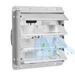Garveehome 14 Inch Automatic Shutter Exhaust Fan Wall Mount, 1500 Cfm High Sp.... Fixed Price $77.04.