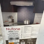 Broan-nutone Mantra Avsc1 Series 30" 375 Cfm Max Blower Under Cabinet Range Hood. Fixed Price $199.00.