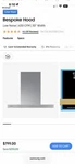 New Samsung Bespoke Nk30cb600wcgaa 30" Convertible Wall Chimney Range Hood, Gray. Fixed Price $500.00.