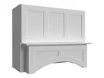 Fabuwood Range Hood: 42" Arched Mantle Style Hood In Frost White.. Fixed Price $910.00.