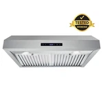 30 In Under Cabinet Ventilation Hood Vent Hood, Stainless Steel, Led (open Box). Fixed Price $168.58.