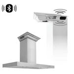 Z Line 42" Kitchen Wall Range Hood W/ Bluetooth Crown Molding Kecrn-bt-42. Fixed Price $859.99.