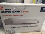 Ge Jvx3300sjss 30" Convertible Range Hood In Stainless Stee. Fixed Price $70.59.