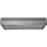 Xo Xoe230s 30 Inch Under Cabinet Range Hood With 3-speed/400 Cfm Blower, Push B. Fixed Price $349.00.