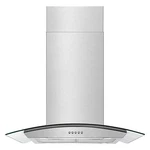 30inch 900cfm Island Mount Range Hood Tempered Glass Button Control W/led New. Fixed Price $329.99.