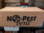 4 In Wide Mount Dual Door Wall Vent Brown. Fixed Price $21.00.