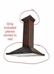 Zline 30" New Wall Range Hood Crown Molding Black Copper Hammered Finish 8kbh-30. Fixed Price $550.00.